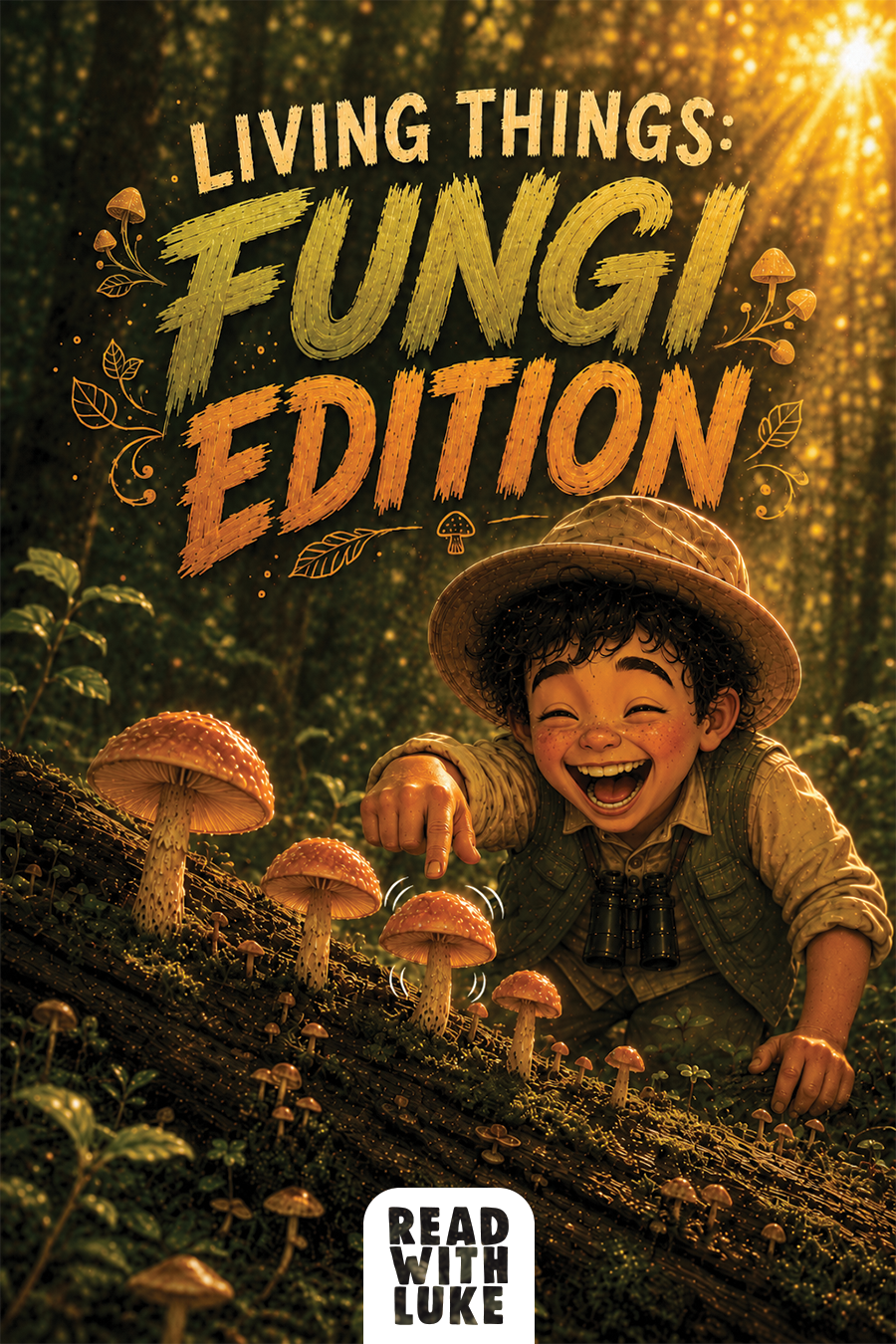 Cover of Living Things: Fungi Edition