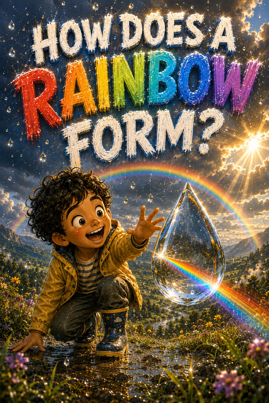 Cover of How Does A Rainbow Form?